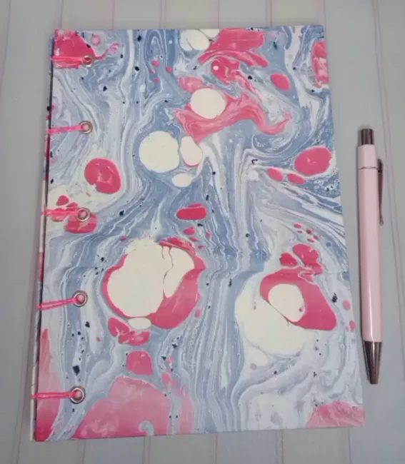 cuaderno costura artesanal